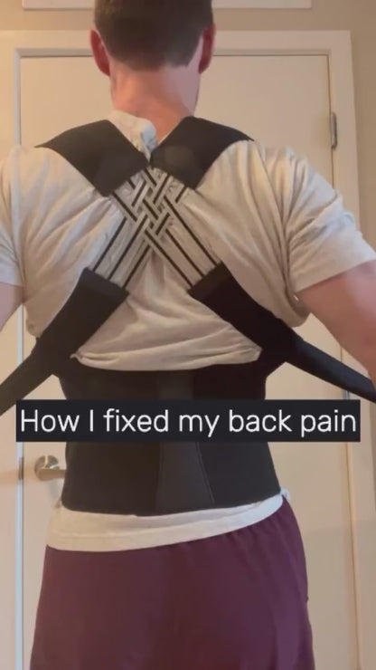 Back Brace Posture Corrector for Men and Women,Adjustable Back Posture Belt Invisible